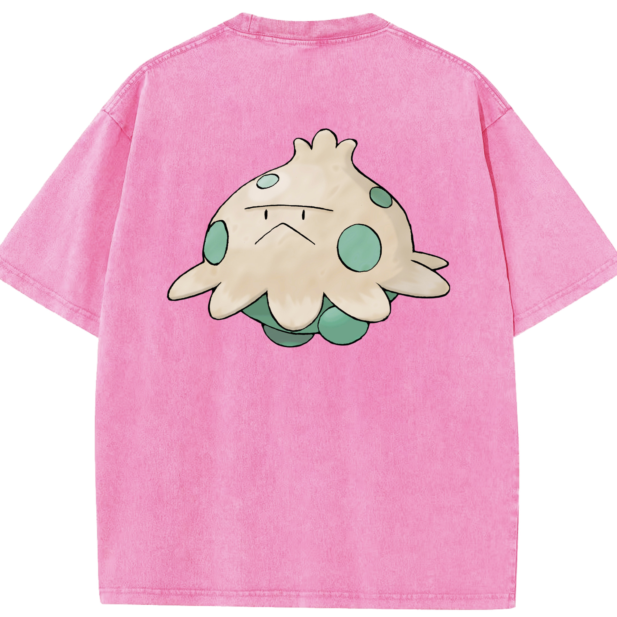 （画像用） ポケットモンスター Pokémon 綿100% ヴィンテージ風 半袖Tシャツ（背面プリント）